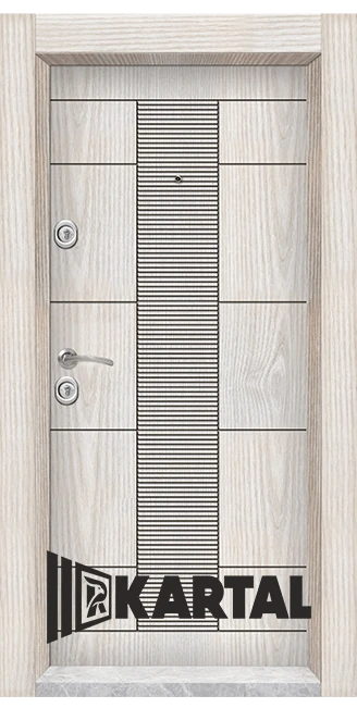 Блиндирана входна врата Картал, модел T- 901, облечена каса